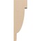 Ekena Millwork 3"W x 6"D x 18"H Thin Alpine Rough Cedar Woodgrain TimberThane Corbel, Primed Tan CORUR03X06X18ALPRCPR - alternate 2